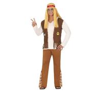 Fiestas Guirca - Ensemble Costume HIPPIE FLOWER - Homme (FG1329)