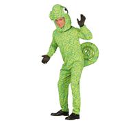 Fiestas Guirca - Ensemble Costume motif/style Caméléon - Adulte