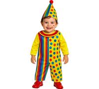 Fiestas Guirca - Ensemble Costume motif/style Clown - Bébé (FG558)