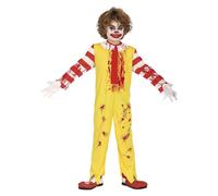 Fiestas Guirca - Ensemble Costume motif/style clown tueur - Enfant (FG690)