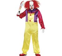 Fiestas Guirca - Ensemble Costume motif/style clown tueur - Homme (FG585)