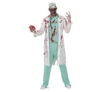 Fiestas Guirca - Ensemble Costume motif/style docteur zombie - Homme (FG1343)