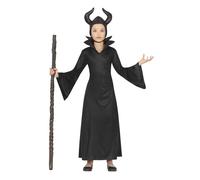 Fiestas Guirca - Ensemble Costume motif/style fée maléfique - Fille (FG1144)