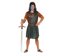Fiestas Guirca - Ensemble Costume motif/style Guerrier SCOTTISH - Homme (FG834)