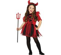 Fiestas Guirca - Ensemble Costume motif/style joli diable - Fille (FG1470)