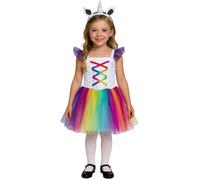 Fiestas Guirca - Ensemble Costume motif/style Licorne - Fille (FG591)