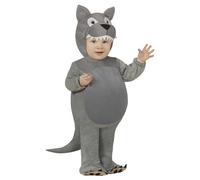 Fiestas Guirca - Ensemble Costume motif/style Loup - Bébé (FG1013)