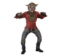 Fiestas Guirca - Ensemble Costume motif/style Loup - Homme (FG542)