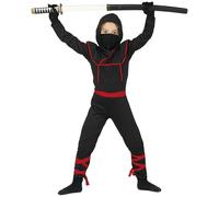 Fiestas Guirca - Ensemble Costume motif/style Ninja SHINOBY - Enfant (FG1352)