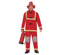 Fiestas Guirca - Ensemble Costume motif/style Pompier - Homme (FG700)