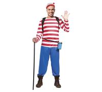 Fiestas Guirca - Ensemble Costume motif/style Rouge - Homme (FG524)