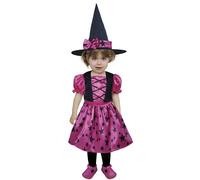 Fiestas Guirca - Ensemble Costume motif/style Sorcière et étoile - Bébé (FG319)
