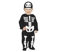 Fiestas Guirca - Ensemble Costume motif/style Squelette - Bébé (FG1006)