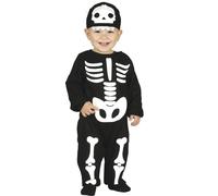 Fiestas Guirca - Ensemble Costume motif/style Squelette - Bébé (FG608)