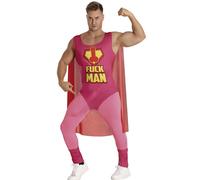 Fiestas Guirca - Ensemble Costume motif/style Super-héros FUCKMAN - (FG572)