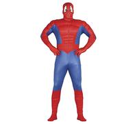 Fiestas Guirca - Ensemble Costume motif/style super-héros musclé - (FG1163)