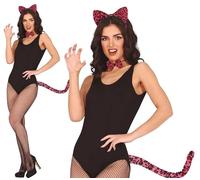 FIESTAS GUIRCA | Ensemble Dalmatien Diadème, Nœud Papillon et Queue (Taille Unique) - Accessoire de Costume pour Femme Adulte - Idéal pour Fêtes Animalières et Enterrements de Vie de Jeune Fille