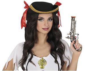 FIESTAS GUIRCA | Ensemble Pirate 4 Pièces - Longue-vue, Épée, Médailles et Pistolet Jouet - Accessoires pour Déguisement de Pirate pour Carnaval et Fêtes à Thème - Tous Utilisateurs - Bronze