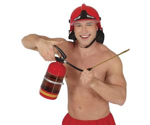 FIESTAS GUIRCA | Extincteur pour Boisson (2 Litres) - Accessoire de Fête pour Célébrations de Pompiers et Événements à Thème - Idéal pour Halloween et Carnaval - Pour Adultes - Rouge