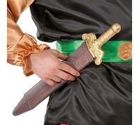 FIESTAS GUIRCA | Faux Glaive Romain (50 cm) - Accessoire pour Déguisement de Guerrier Romain, Gladiateur, Centurion, Guerrier Grec, Carnaval, Halloween, Fête à Thème - Adulte Enfant - Marron