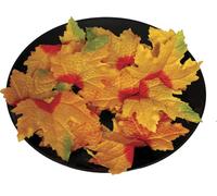 FIESTAS GUIRCA | Feuilles Citrouille Orange (9-10 cm) - Décoration d'Halloween et Fêtes Effrayantes - Accessoires Terrifiants pour Célébrations et Événements - Idéal pour Ambiances Sombres - Orange