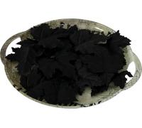 FIESTAS GUIRCA | Feuilles de Citrouille Noires (9-10 cm) - Décoration d'Halloween - Accessoires Terrifiants pour Célébrations et Événements - Ambiances Sombres et Scénarios de Terreur