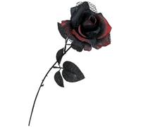 FIESTAS GUIRCA Fleur Rouge et Noire, 40 cm