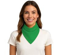 FIESTAS GUIRCA Foulard vert pour adulte unisexe - Accessoire textile polyvalent pour fêtes costumées et carnaval - Idéal pour compléter les costumes de pirate, de jean ou de bandit - Vert