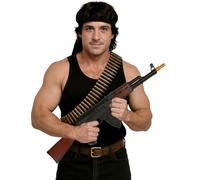 FIESTAS GUIRCA | Fusil Russe Jouet (67 cm) - Accessoire pour Costume de Soldat et Militaire - Idéal pour Halloween, Carnaval et Fêtes Déguisées - Pour Enfants et Adultes - Noir et Marron