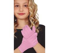 FIESTAS GUIRCA | Gants Roses Enfants (19 cm) - Accessoire de Costume pour Diables et Démons - Idéal pour Halloween, Carnaval et Fêtes Costumées - Unisexe pour Enfants - Rose