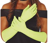 FIESTAS GUIRCA Gants vert citron 42 cm.