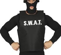 Gilet SWAT - Police Prisonnier - Adulte - Homme - Noir - Polyester - Extérieur - A partir de 18 ans