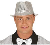 FIESTAS GUIRCA Gorro Gangster LENTEJUELAS Plata