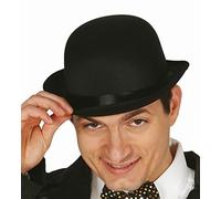 Guirca Fiestas GUI13351 Chapeau Melon en Satin Noir pour Adulte