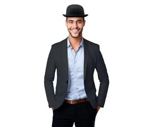 Fiestas Guirca GUI13351 Chapeau Melon en Satin Noir pour Adulte