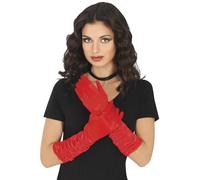 FIESTAS GUIRCA GUI16074 - Gants plissés Noirs, 45 cm