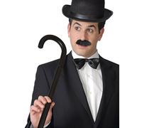 Fiestas GUiRCA GUI18426 Charlie Chaplin Canne 80 cm, Noir