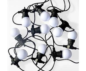 FIESTAS GUIRCA Guirlande de 10 ampoules blanches pour jardin