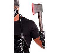 FIESTAS GUIRCA | Hache Factice de Déguisement (40 cm) - Accessoire pour Halloween, Oktoberfest, Carnaval et Fêtes à Thème - Parfait pour Homme, Femme, Garçon et Fille - Marron Noir