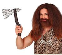 FIESTAS GUIRCA Hache TROGLODITA 33 cm. Bonnets, Masques et Accessoires pour fête, Multicolore (GUI16998)