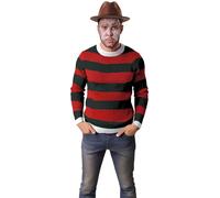 FIESTAS GUIRCA | Jersey Meurtrier Multicolore - Chemise d'Horreur pour Halloween et Fêtes Costumées - Idéal pour Adultes et Jeunes - Style Effrayant et Amusant