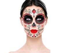 Kit de maquillage pailleté - FIESTAS GUIRCA - Catrina - Taille unique - Jaune - Pour adultes et enfants