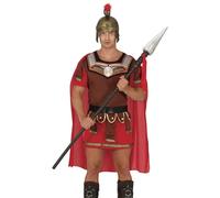 FIESTAS GUIRCA | Lance Démontable 5 Pièces (150 cm) - Arme Blanche de Jouet pour Costumes Romains, Grecs et Médiévaux - Accessoire pour Fêtes et Carnaval - Tous les Usagers - Marron Argenté