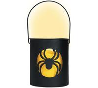 FIESTAS GUIRCA | Lanterne avec LED Araignée (10x9 cm) - Décoration d'Halloween et Fêtes - Éclairage et Effets pour Célébrations - Idéal pour Guirlandes Électriques et Ambiances Terrifiantes - Noir