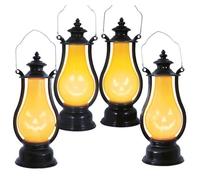 FIESTAS GUIRCA - Lanterne Citrouille GRIMAÇANTE LED Vintage 16CM