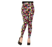 Legging Spandex Fan Des Années 80 Coloré Femme Multicolore