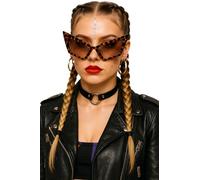 FIESTAS GUIRCA | Lunettes Léopard - Accessoire de Costume pour Fêtes Déguisées, Carnaval et Halloween - Idéal pour Tous - Style Sauvage et Amusant - Marron