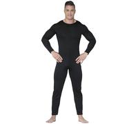 FIESTAS GUIRCA | Maillot Noir (52-54/L) - Accessoire Textile pour Costume de Sportif et Fêtes Déguisées - Idéal pour Homme Adulte à Halloween, Carnaval et Événements Sportifs - Noir