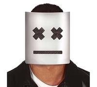 Fiestas Guirca Maschera Blanca Con Cruces PVC