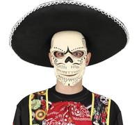 FIESTAS GUIRCA Masque squelette mexicain
